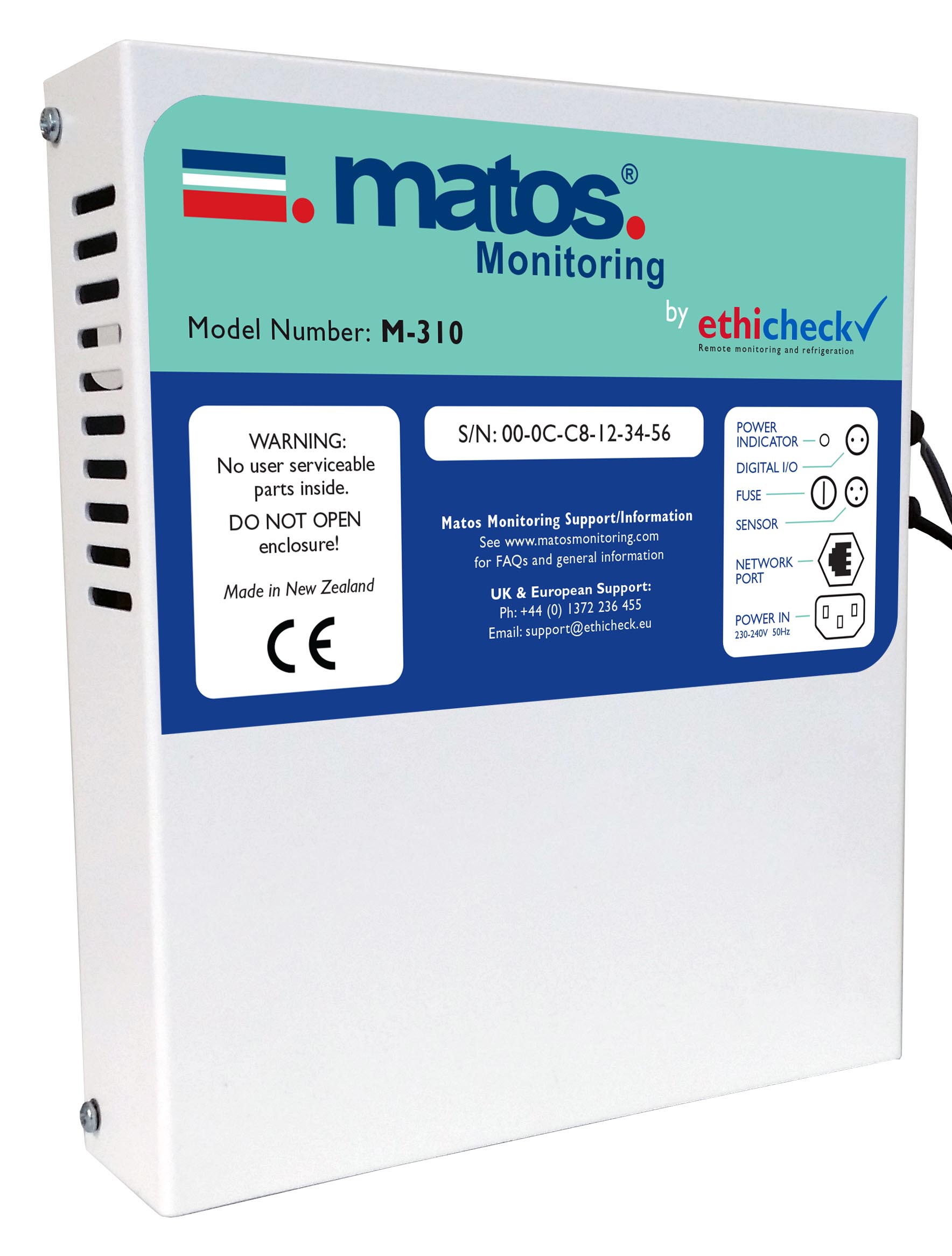 MATOS M-310i with single Temperature Sensor